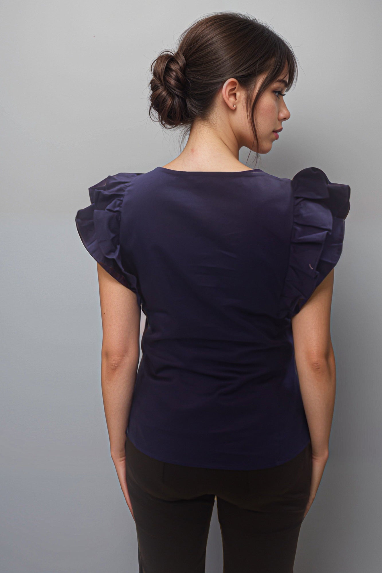 Double Ruffle Sleeve Top