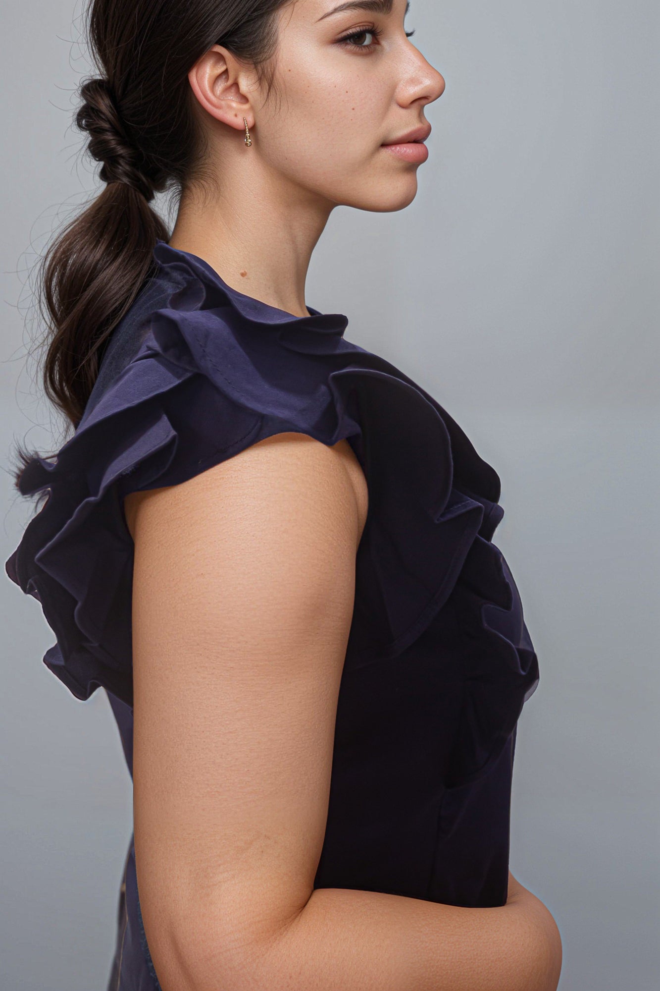 Double Ruffle Sleeve Top