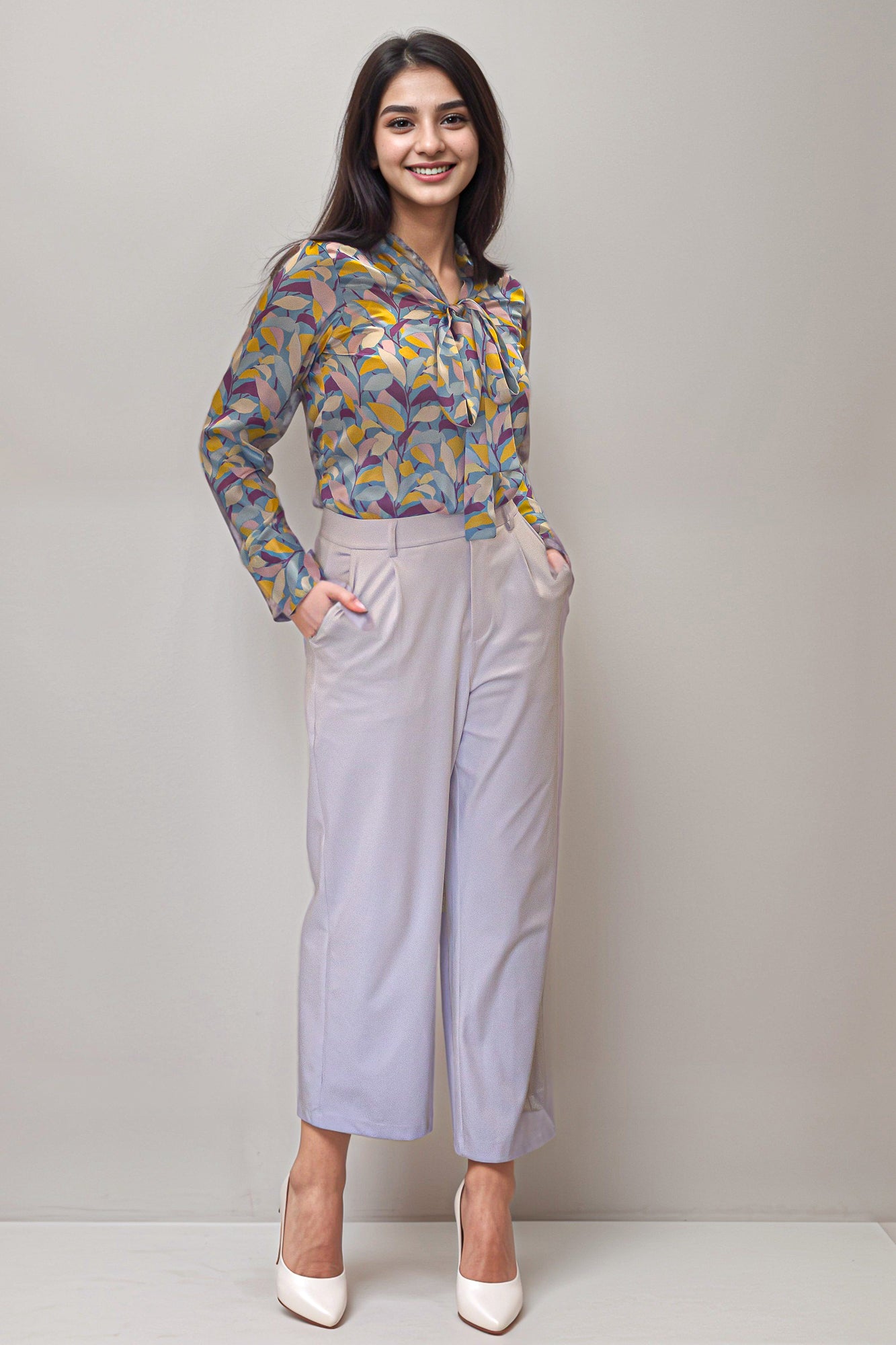 Satin Bowtie Top - Irea Life