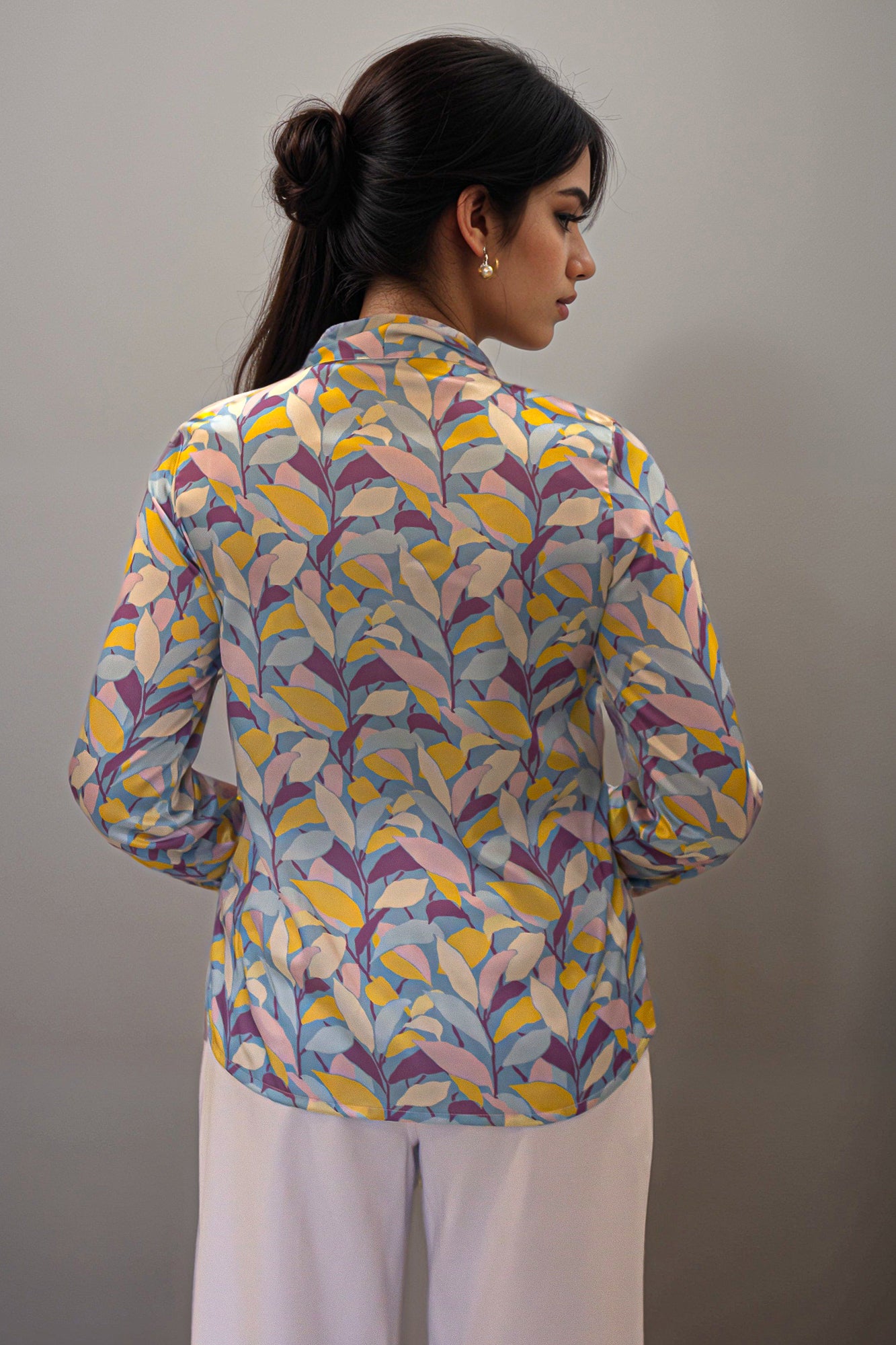 Office Satin Bowtie Top - Irea Life