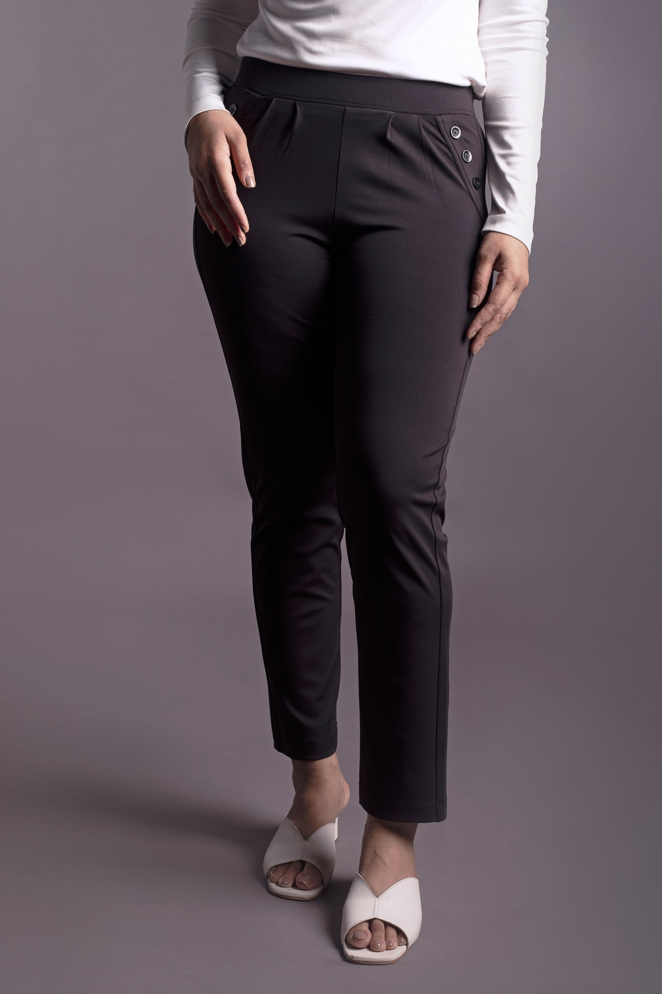 Freedom Straight Pants Black