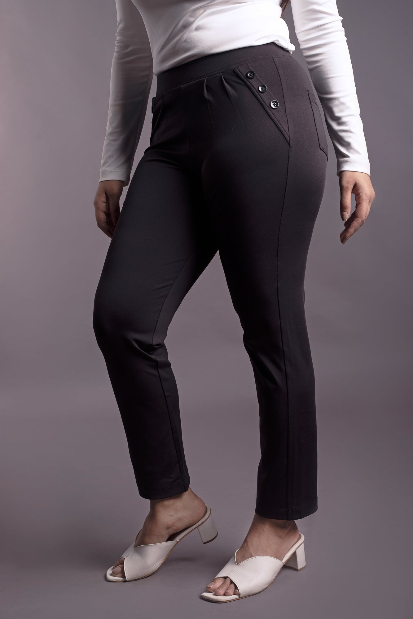 Freedom Straight Pants Black