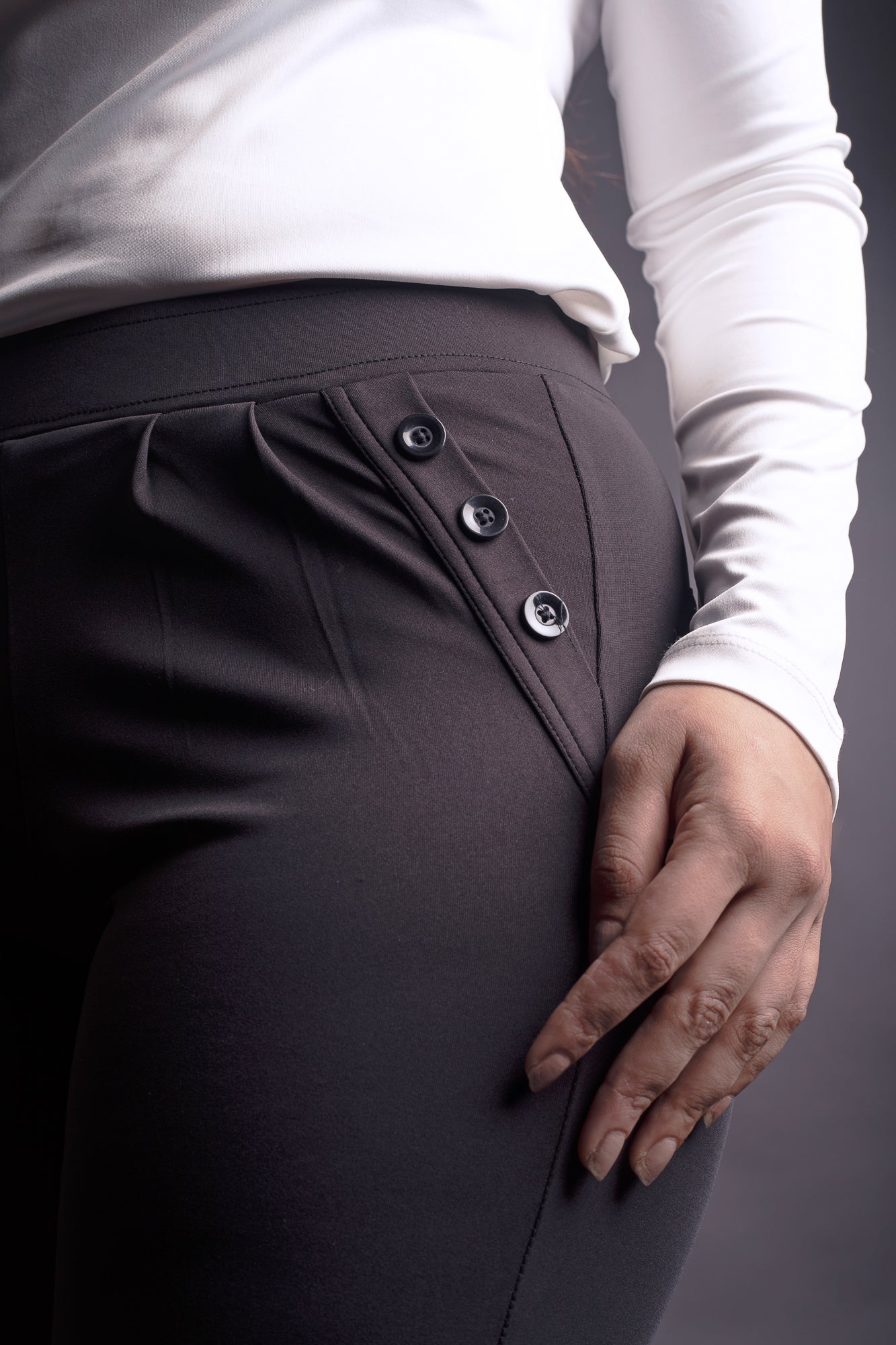Freedom Straight Pants Black
