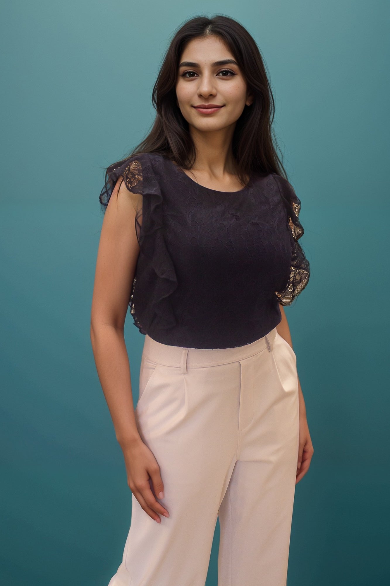 Sleeve Lace Casual Office Wear Top for Women - IREA Life