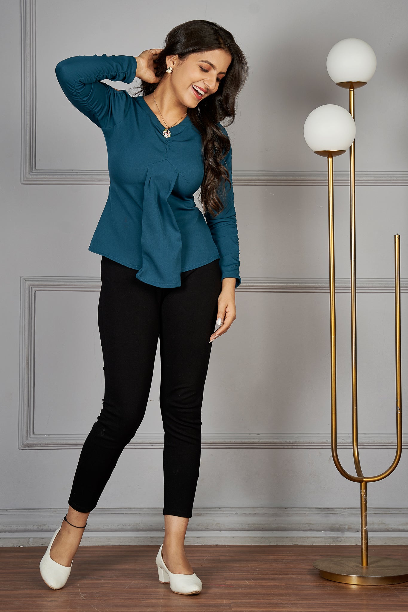 Ruffle Sleeve Top