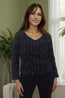 Black Tweed Top for women - IREA Life