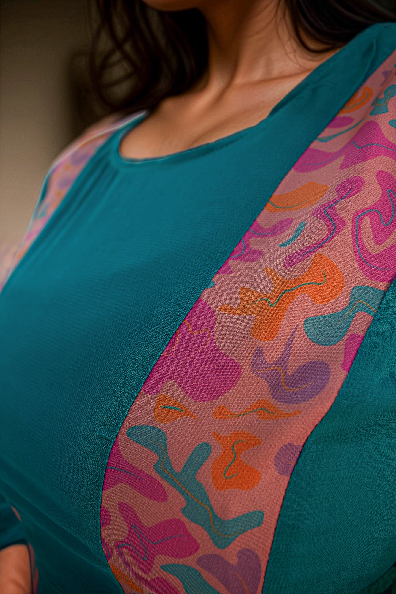 Get A-line georgette dress now from IREA Life