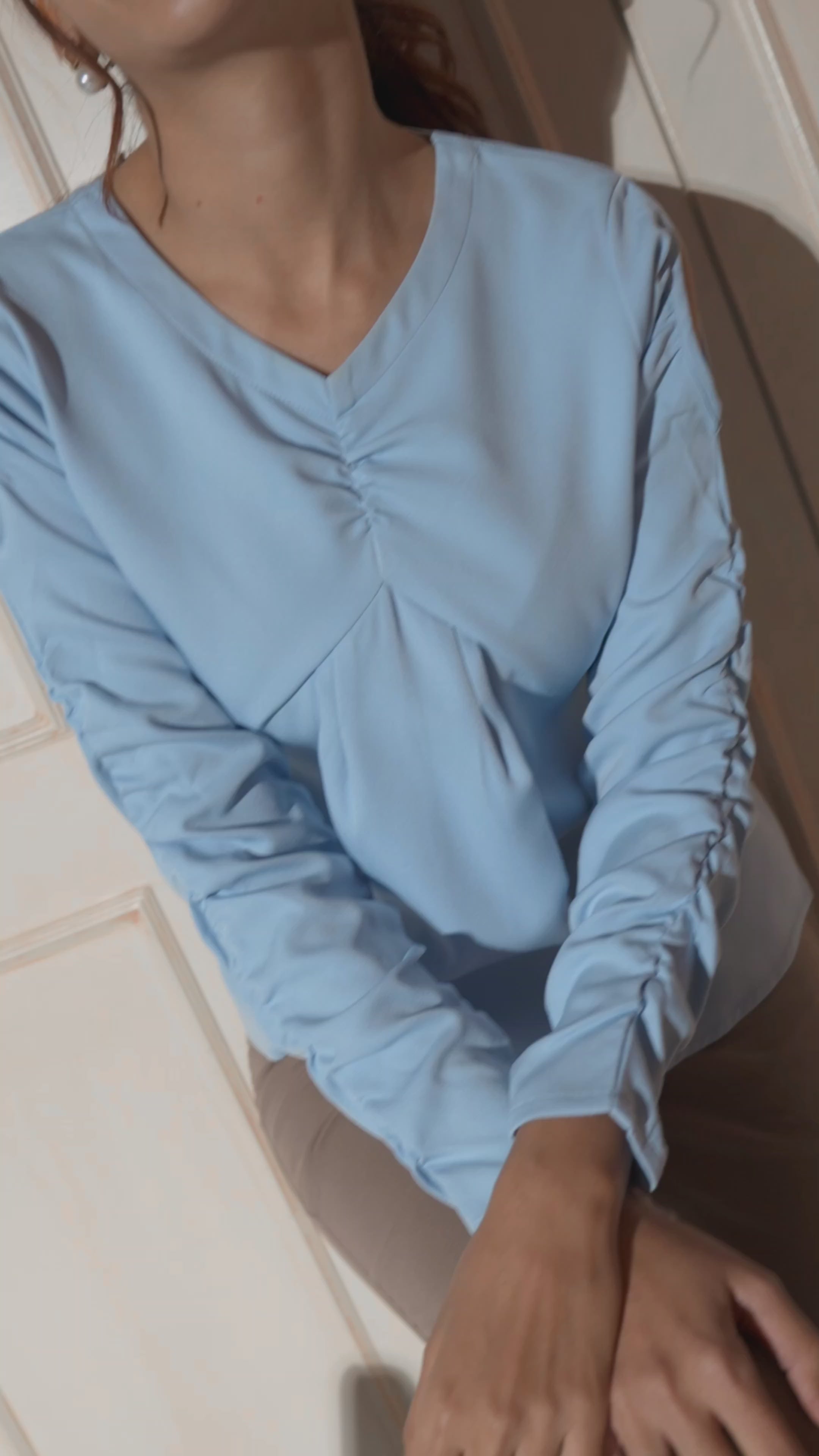Ruffle Sleeve Top