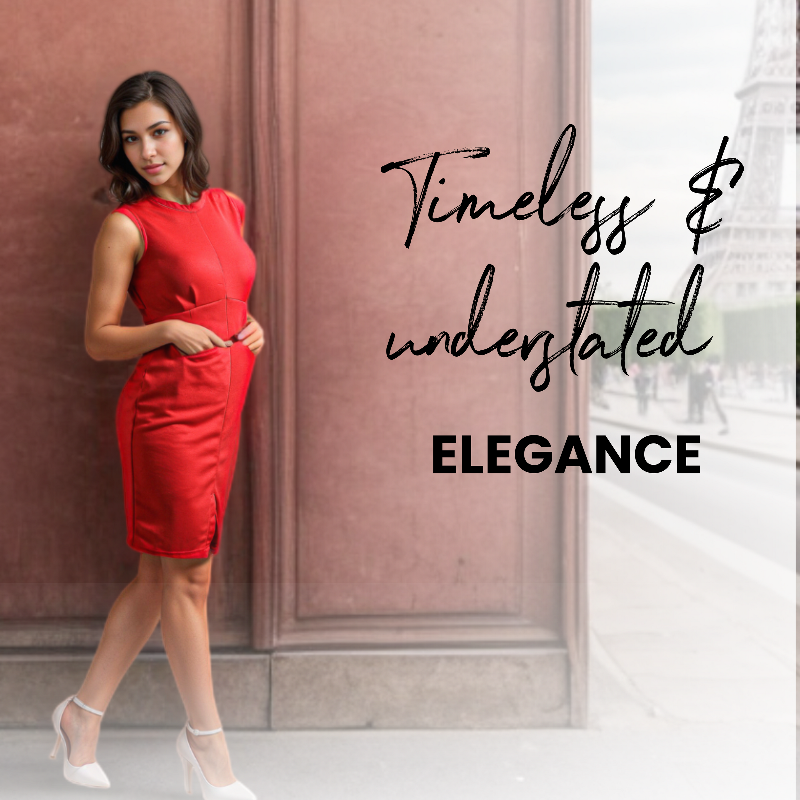 Women's straight dress - IREA Life