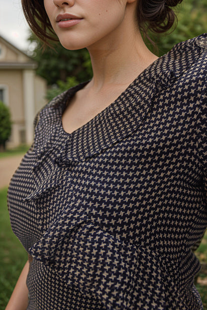 Chiffon Ruffle Top