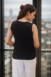 Cotton ribbed tank top - IREA Life
