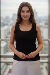 Cotton ribbed tank top | IREA Life