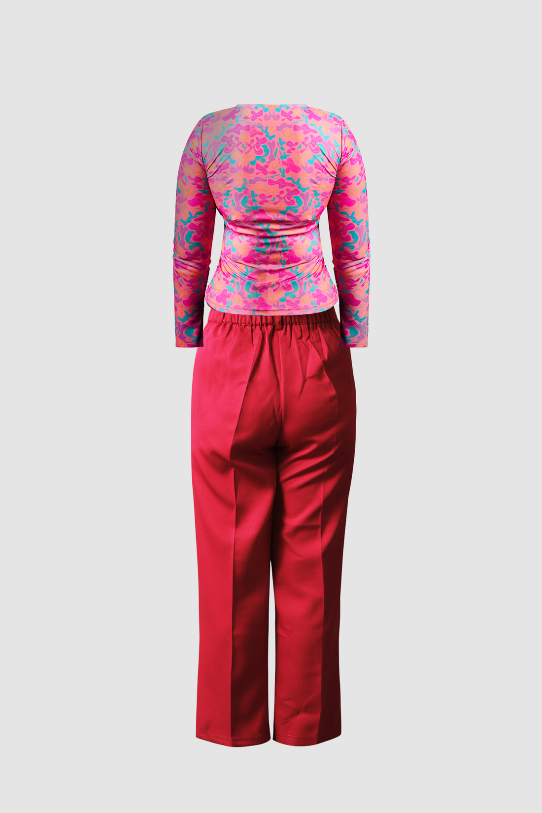 wide leg pants with unique tops for women - IREA Life