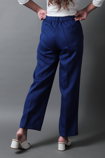 Blue Wide Leg Pants