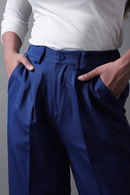 Blue Wide Leg Pants