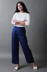 Blue Wide Leg Pants