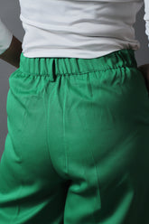 Green Wide Leg Pants