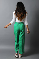 Green Wide Leg Pants