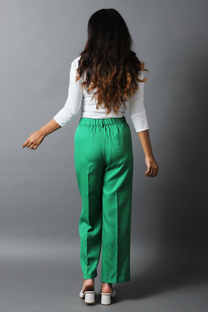 Green Wide Leg Pants