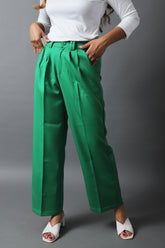 Green Wide Leg Pants