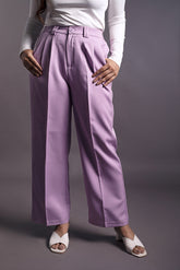 Purple Wide Leg Pants
