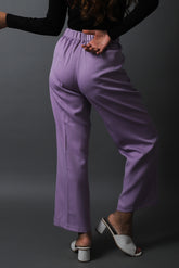 Purple Wide Leg Pants