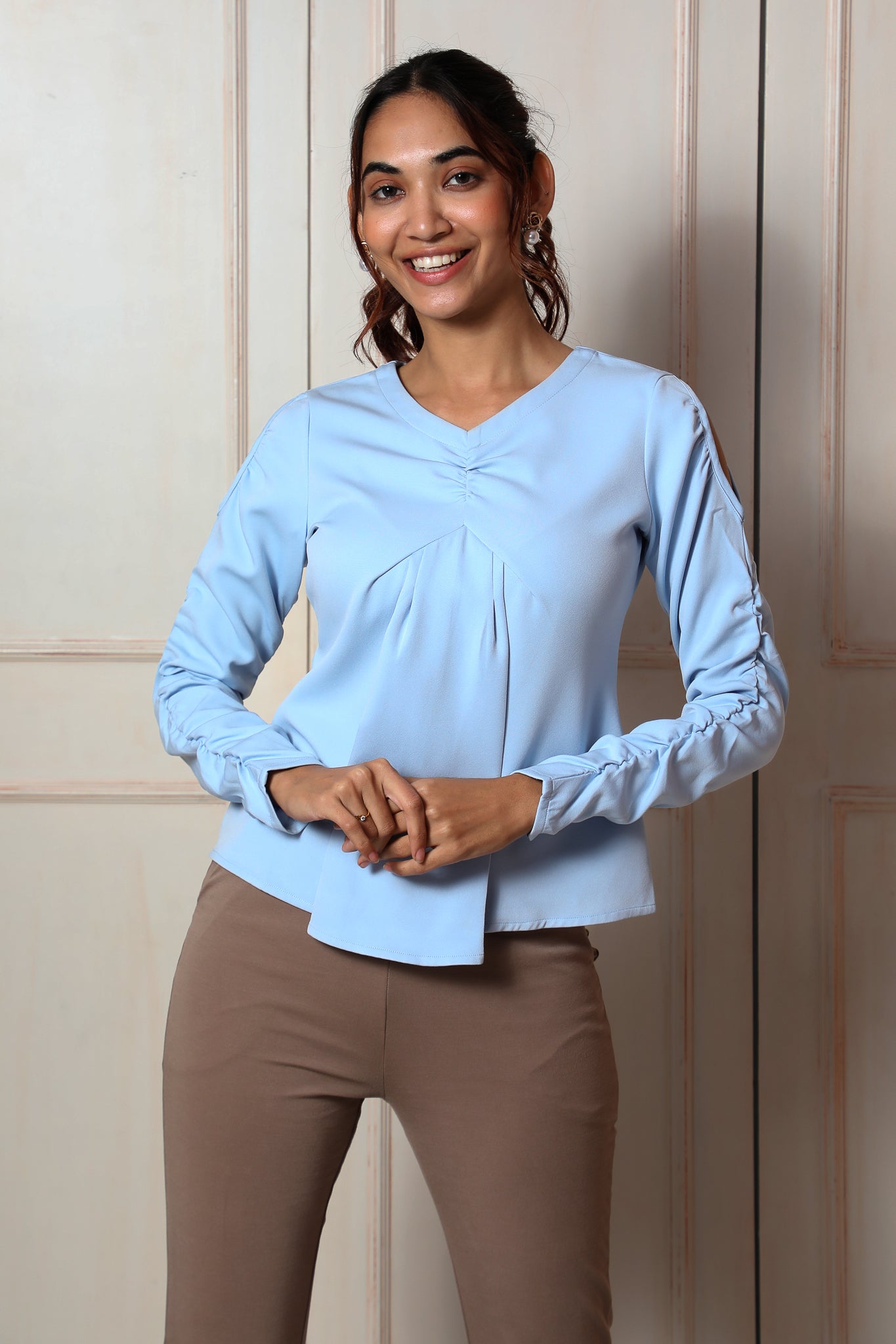 Ruffle Sleeve Top