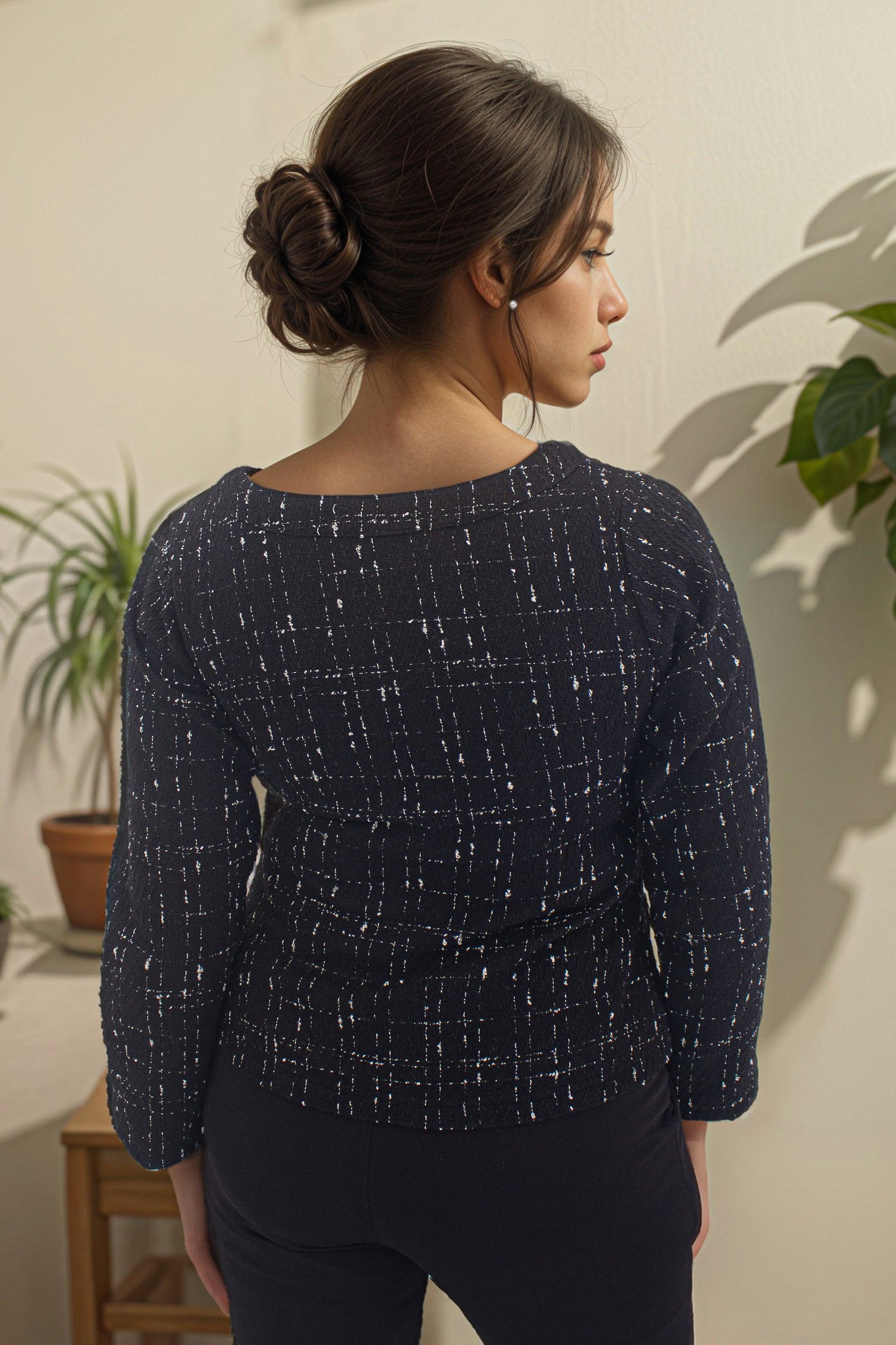female tweed Top - IREA Life