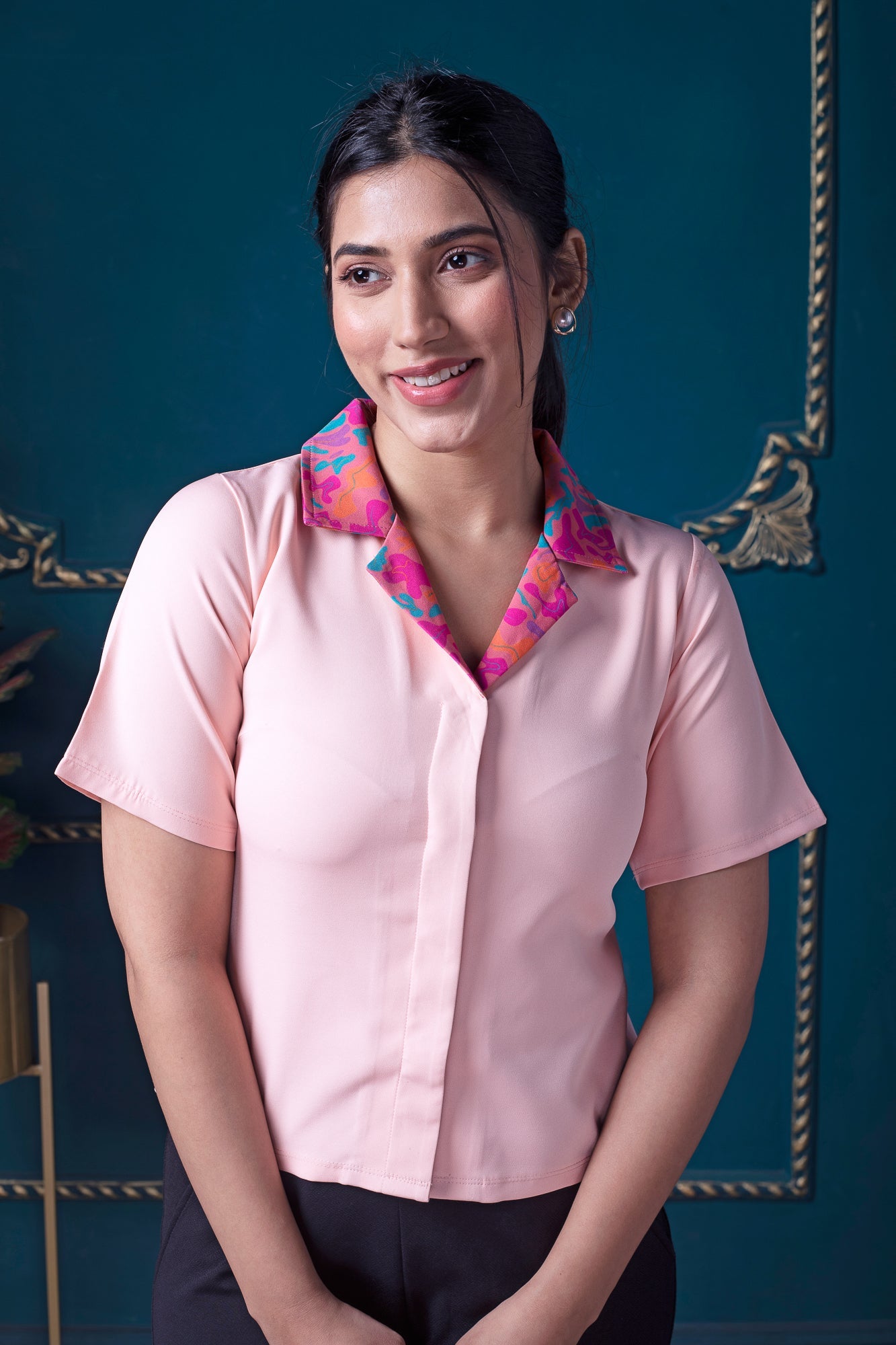 collar shirt top - IREA Life