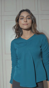 Ruffle Sleeve Top