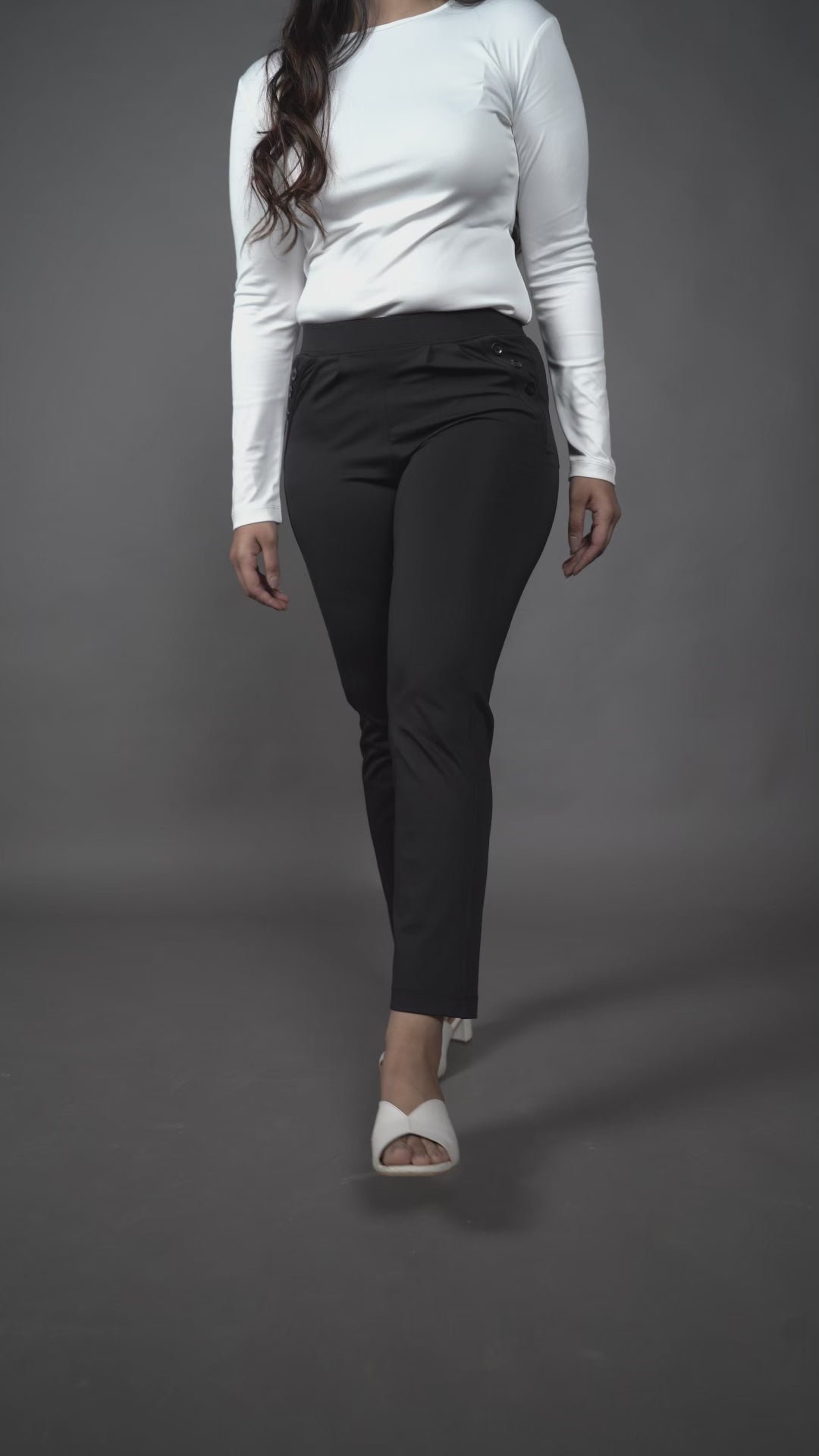Freedom Straight Pants Black